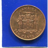Ямайка 10 центов 1996