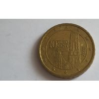 Австрия 2002 10 евроцентов