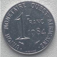 Западная Африка 1 франк 1984 г.