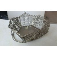 Конфетница скань мельхиор