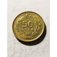 Турция 50 лир 1989