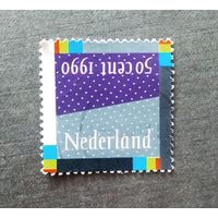 Марка Нидерланды 1990 год Новогодняя