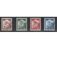 Германия(Рейх)-1935,(Мих.565-568)  гаш.  ,  Возвращение СААРа (полная серия)