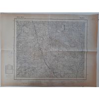 Малковичи (Брестская область). Malkowicze. Польская военная карта. 1929 г.