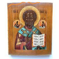 Икона Николай чудотворец, Мстера , 26 на 31 см.