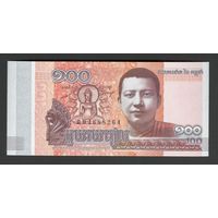 Камбоджа 100 риэлей 2014 года. Состояние UNC