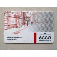 ВФ 25-03 Дисконтная карта ЭККО ECCO Россия 2000-е