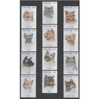 СЬЕРРА-ЛЕОНЕ ФАУНА ДОМАШНИЕ ЖИВОТНЫЕ КОШКИ  MNH