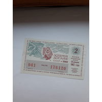 Лотерея ДОСААФ 1982-2
