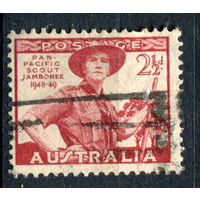 Австралия - 1948г. - скаутское движение - 1 марка - полная серия, гашёная [Mi 193]. #3-WB-87-A-1