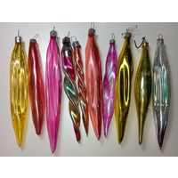 Ёлочная игрушка - Сосульки  , СССР .