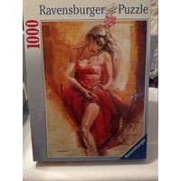 Ravensburger(Германия) Изумительной красоты паззл Испанская танцовщица(1000 элементов)