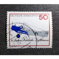 Марка Германия 1976 год 50 лет Люфтганза