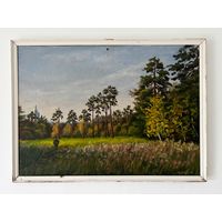 Картина Владимир Голубь Соцреализм масло 41х57см 1990г
