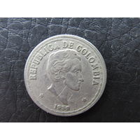 Колумбия. 20 сентаво. 1959. С 20 копеек. Распродажа коллекции. Смотрите другие лоты.