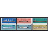 ГДР 1982. Корабли 6 марок 2709