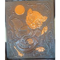 Пано Чеканка Кот