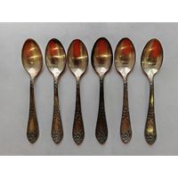 Ложка чайная мельхиор МНЦ. СССР. одним лотом 6 шт. С рубля