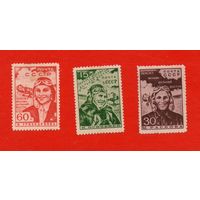 СССР.1939, март. Беспосадочный перелет Москва  Дальний Восток.Чистая серия.