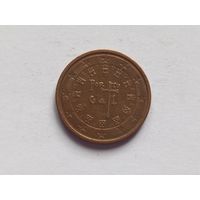 Португалия 2 евроцента 2002 г.