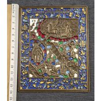 Огненное восхождения пророка ильи бронза эмаль распродажа коллекции