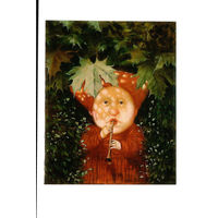 Почтовая открытка "Грустная мелодия"