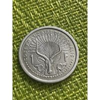 Французский Сомалиленд (Сомали) 1 франк 1959 г.