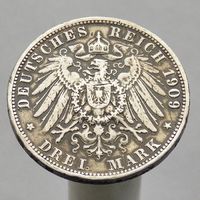 Германия Пруссия 3 марки 1909