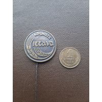 Значок тяжелый Латвийский колхоз