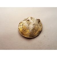 Медальон средневековья (образок, жетон) серебро с позолотой