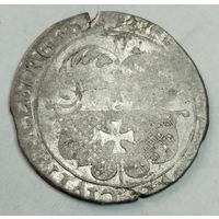 6 грошей 1658 Эльблонг шведская оккупация