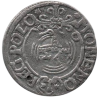 КОРОЛЕВСТВО ПОЛЬША /СВЕТЛЕЙШАЯ РЕЧЬ ПОСПОЛИТАЯ ОБОИХ НАРОДОВ/. 3 ПОЛУГРОША /полторак, паўтарак/ 1620. Герб Сас. Быдгощ