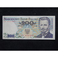 Польша 200 злотых 1988г.