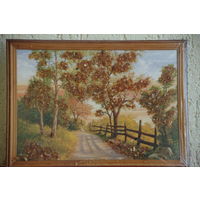 Картина из янтаря   (  23,5  х 32,5 см )