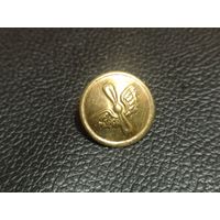 Пуговица гражданской авиации СССР латунь