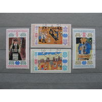 Продажа коллекции с 1 рубля! Искусство на почтовых марках мира. Рисунки детей.