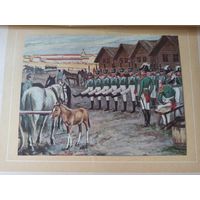 Иллюстрация из альбома Нашествие Наполеона. Отечественная война 1812 года (1912 г.). К 100-летию Отечественной войны 1812 года.