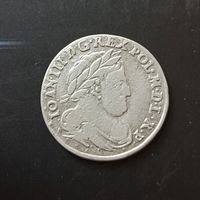 RR Шестак 6 грошей 1679 без букв TLB Польша Ян III Собеский