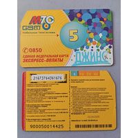 Телефонная карта.