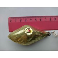 ЕЛОЧНАЯ ИГРУШКА из СССР. 2 шт.  цена за лот.  лот не разбивается.