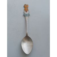 Ложка чайная, мельхиор, эмали