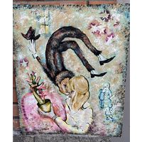 Панно на холсте акрил