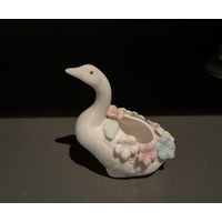 Статуэтка Гусь Цветы фарфор Англия с 1 рубля