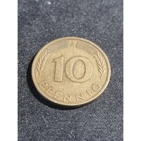 ФРГ 10 пфеннигов 1984 J