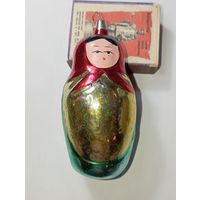 Ёлочная игрушка - Матрёшка , СССР