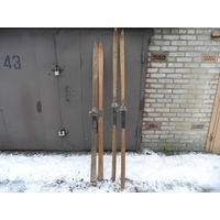 Ретро-лыжи Телеханы БССР 2 пары,для интерьера и не только времён СССР 60-е г.