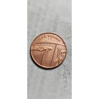 Великобритания 1 пенни 2014