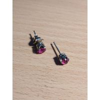 Серьги  пусеты Звезда 875