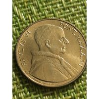 Ватикан 20 лир 1968 г( ФАО Павел VI  )