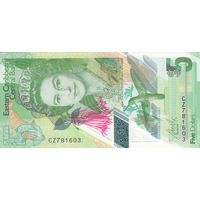 Восточные карибы 5 долларов 2021 (UNC)